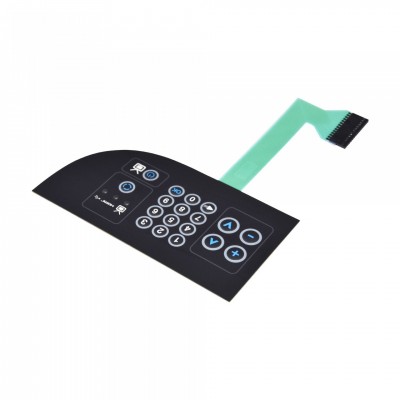 Custom Window Membrane Switch 3m Adhesive Graphic Overlay Membrane Switch